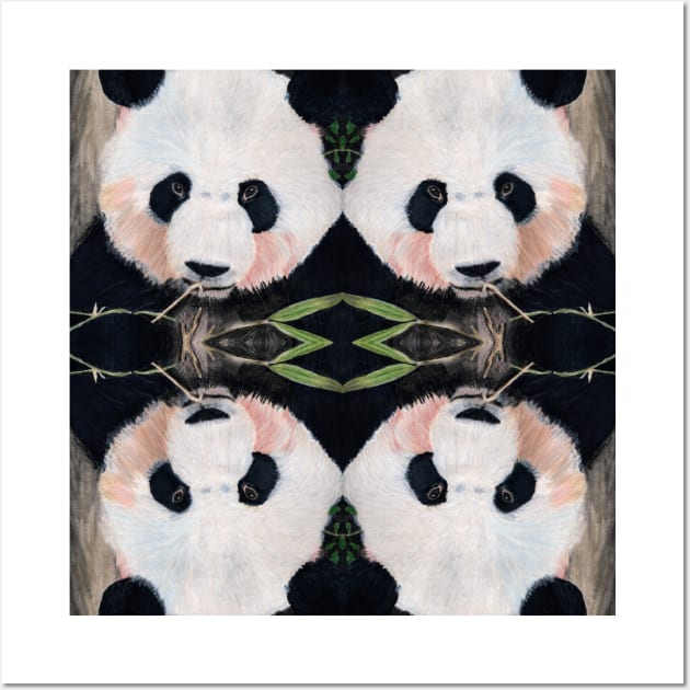 Panda Bear Wall Art by teenamarie23art